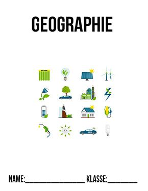 Geographie Deckblatt Klasse 9 | Geographie Deckblätter