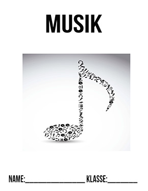 Deckblatt Musik Gymnasium / Musik Deckblätter